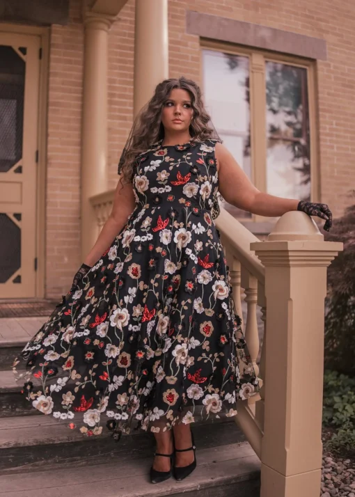 JessaKae Lilith Dress* Midnight Collection|Midi Dresses
