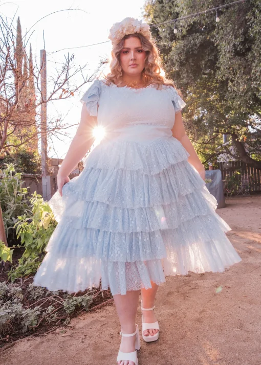 JessaKae Mia Dress - Pink + Blue* Girls Dresses Under $50