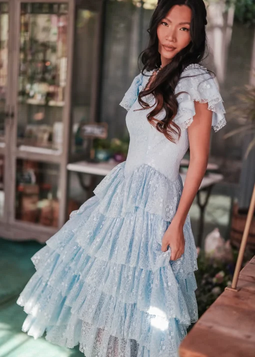 JessaKae Mia Dress - Pink + Blue* Girls Dresses Under $50