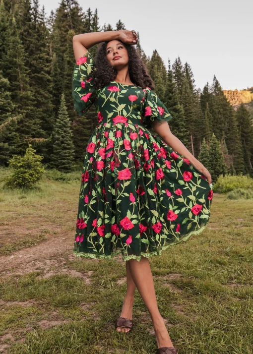 JessaKae Rosette Dress* Woodland Collection|Holiday Dresses